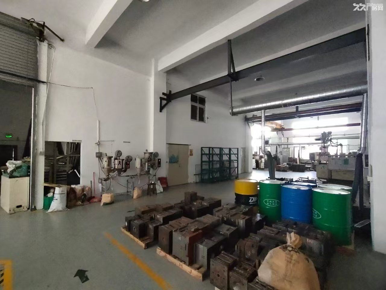 光明区公明北环路边,原房东一楼厂房1100平,800平,高度6米,现成行车 - 2