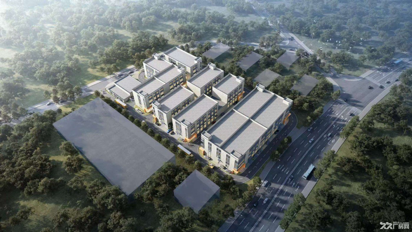 九龙坡新建独栋框架厂房1192平 层高10.2米 配电足行业无限制 - 2