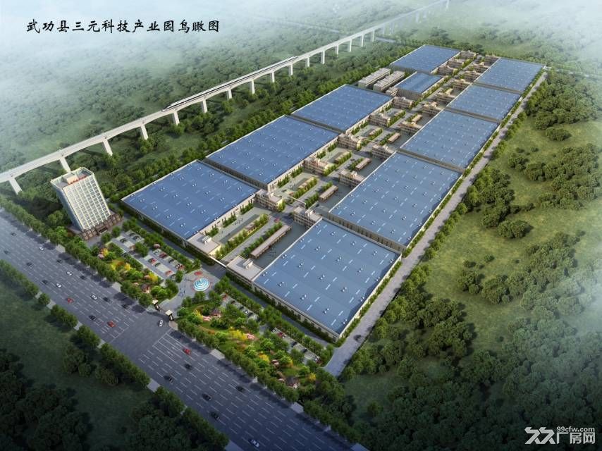 武功工业园独院单层钢构厂房租售 - 3