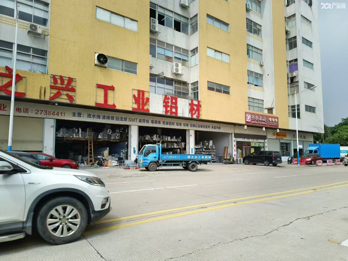 松岗潭头工业园大路边标准一楼厂房550平出租分租