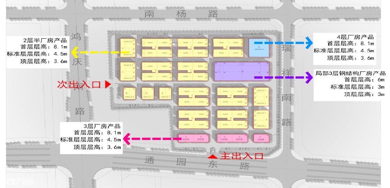 稀缺单层钢结构厂房，檐口高度12米 - 3