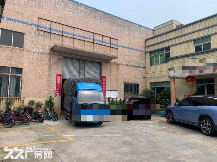 南海狮山官窑刘边工业区,一楼钢混厂房1100平,空地300平,拖车可进