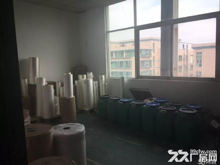 新出 华南城附近新出标准楼上1000平方厂房,厂房形象好,独门独院,带办公室装修 - 4