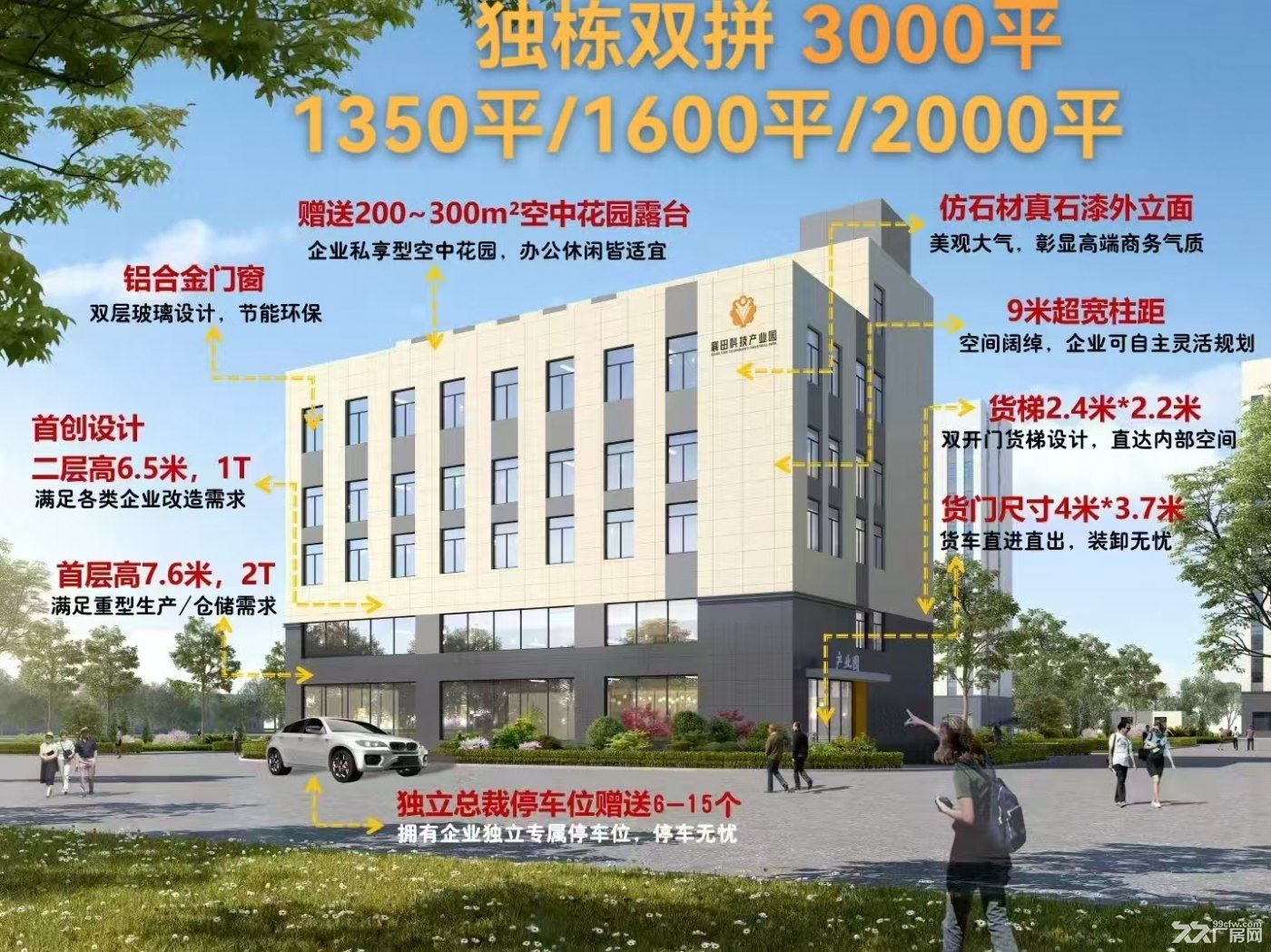 出售:地铁口高品质园区厂房、办公房 - 2