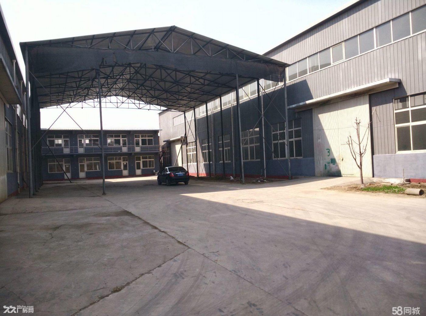 涿州正规厂房对外出租双吊车,地面硬化高压电齐全办公宿舍齐全 - 2