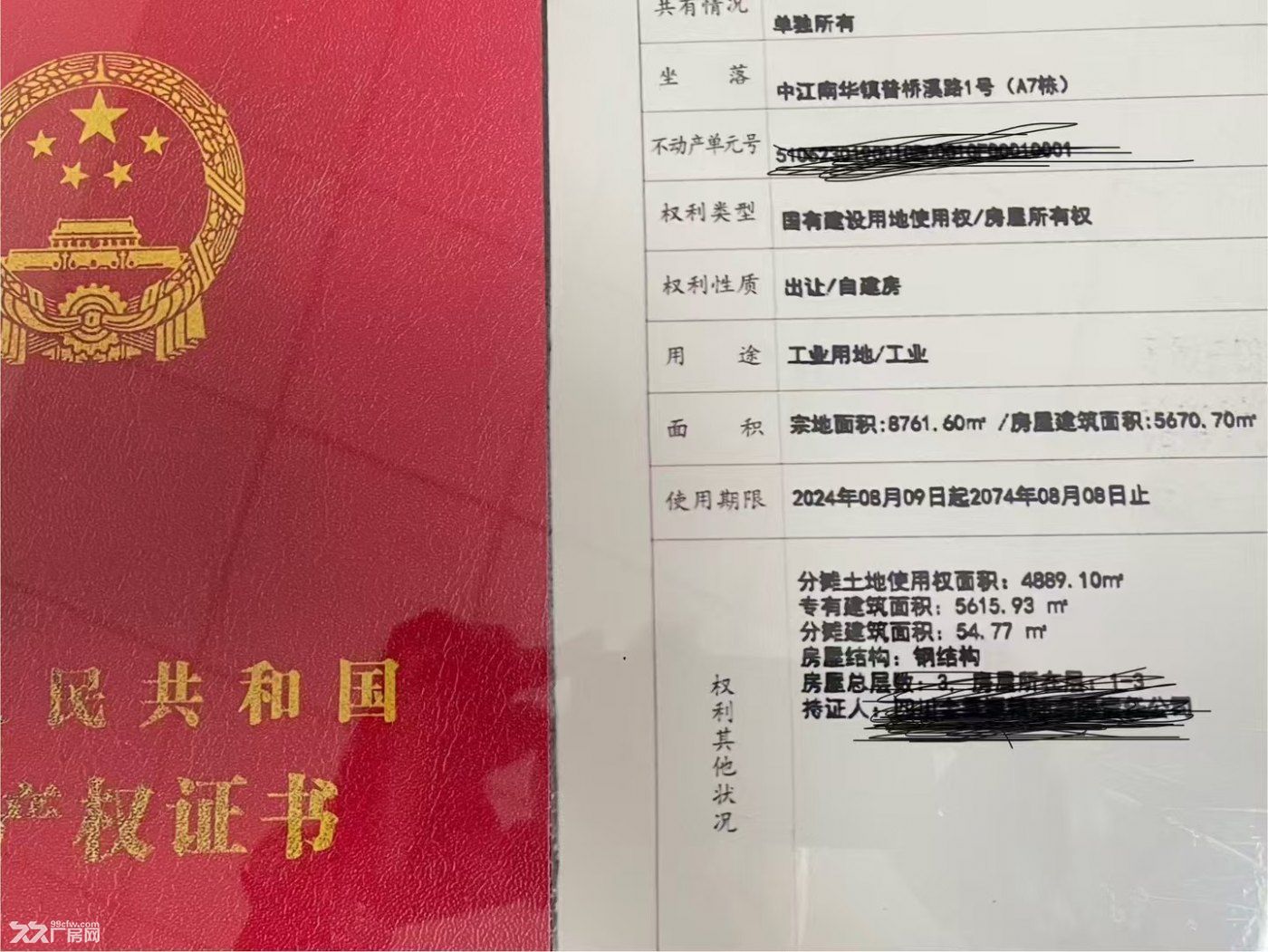 独门独栋50年产权单层钢结构标准食品生产厂房出租出售 - 4