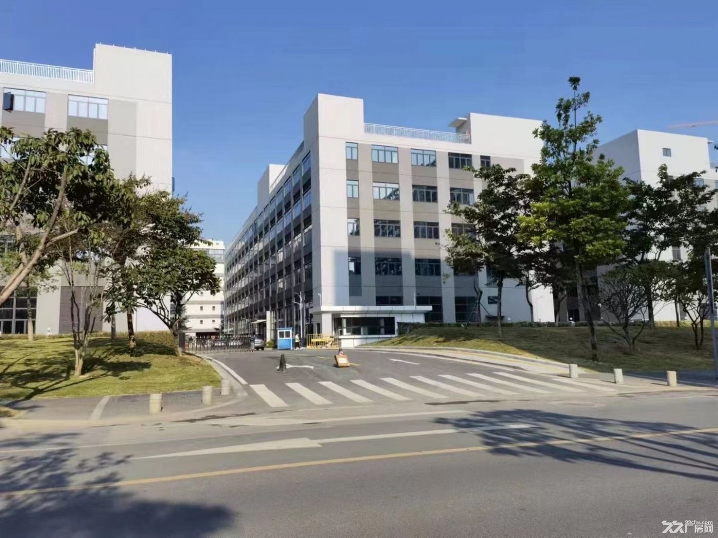 黄埔区科学城加入器园区标准厂房63000平,可分租。 - 2