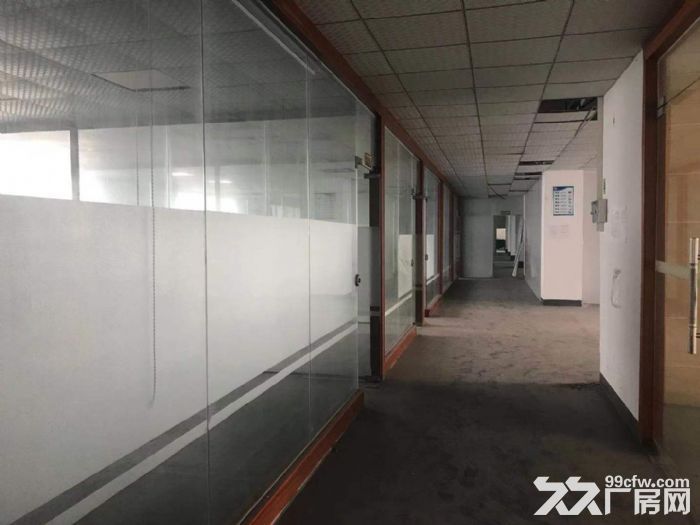 福永107国道边新出整层1500平厂房出租,带办公装修,前台大气 - 2