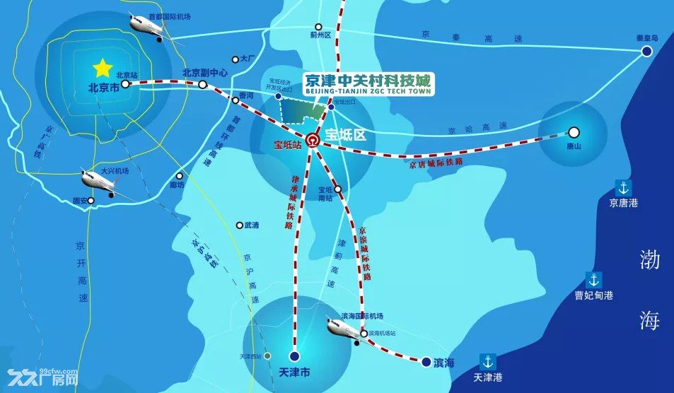 天津宝坻中关村500平米至6000平米办公厂房出租出售 - 6