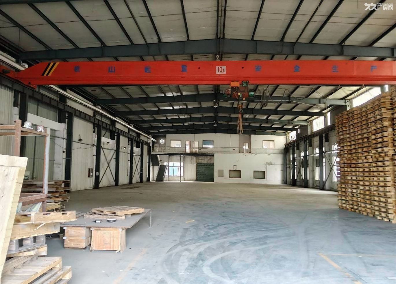 房东直租:青浦工业区独栋单层带航车厂房1100平,场地宽敞,有空地 - 7