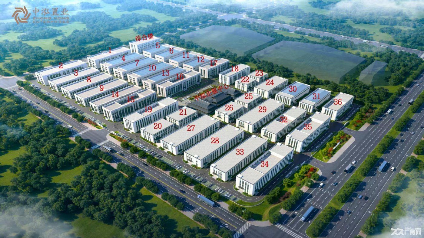 大产权厂房,现房800-4000㎡独栋双拼,以上可定制,可贷款,有房本,大环评 - 2