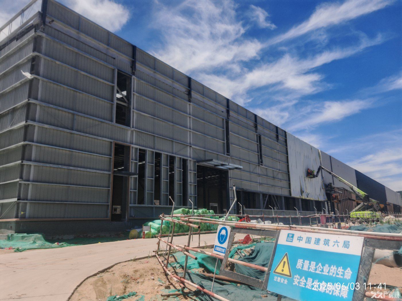泰安岱岳区碳基新材料产业园全新钢结构厂房582-12000平方自由组合 - 5