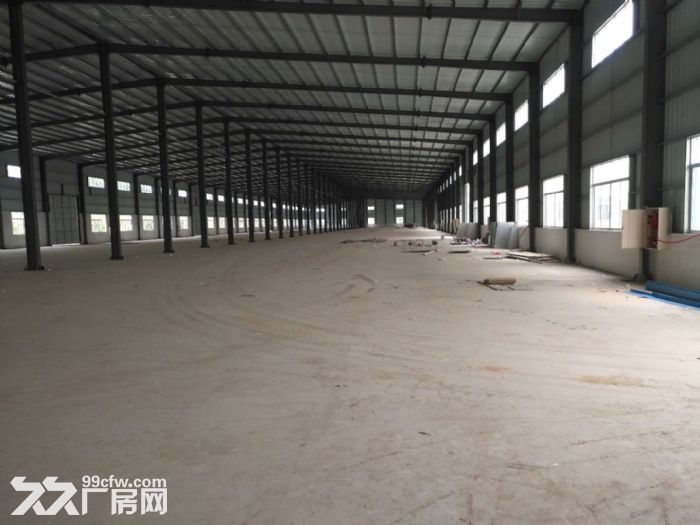 台山市冲蒌镇独院全新单一层厂房8000平方出租,可以分租