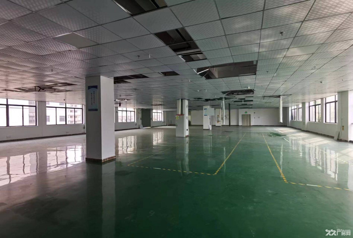 水口湖滨市场旁工业园新空出三楼1500平米 租金10元 可以分租 - 4