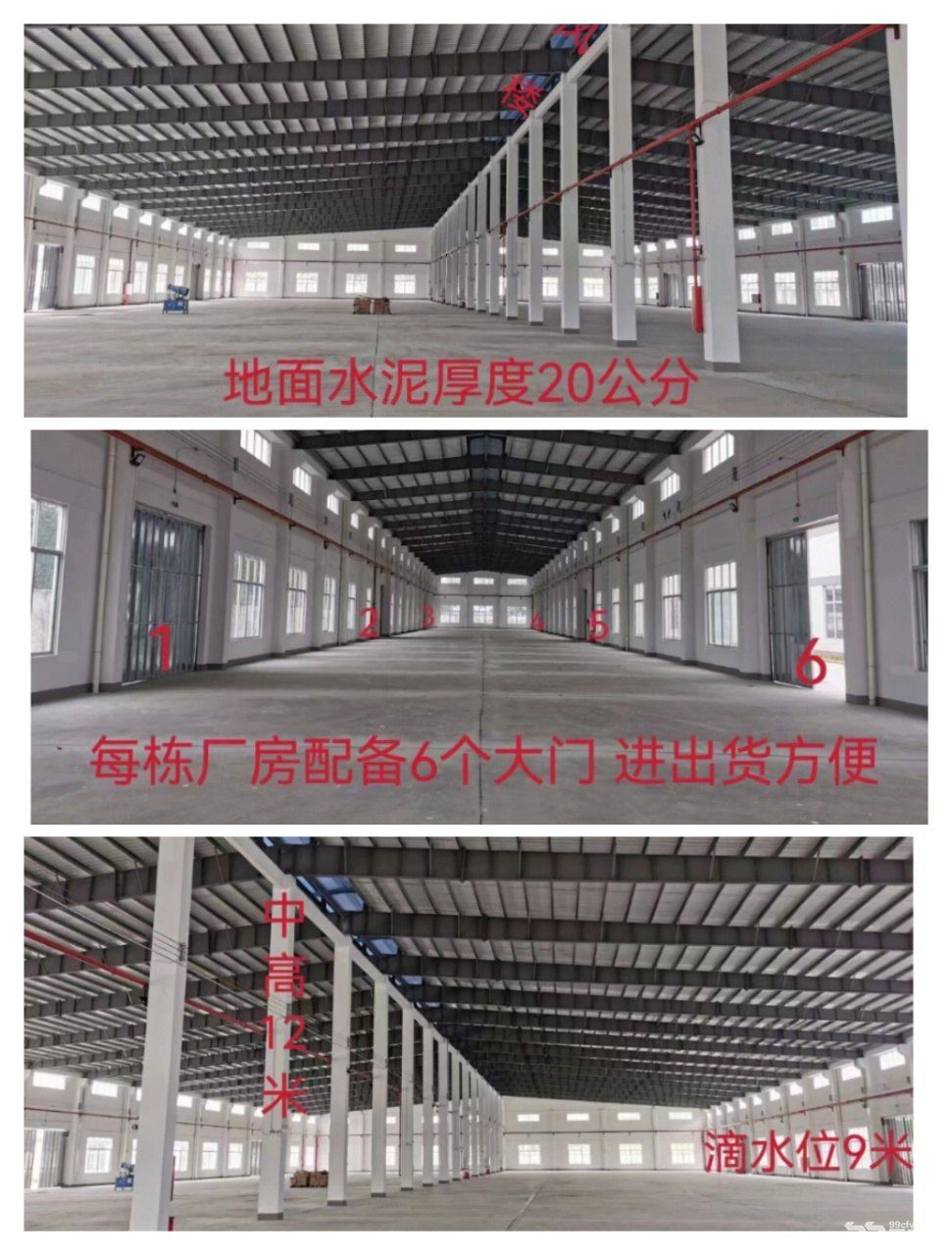 佛山高明区全新新建单一层厂房出租 - 2
