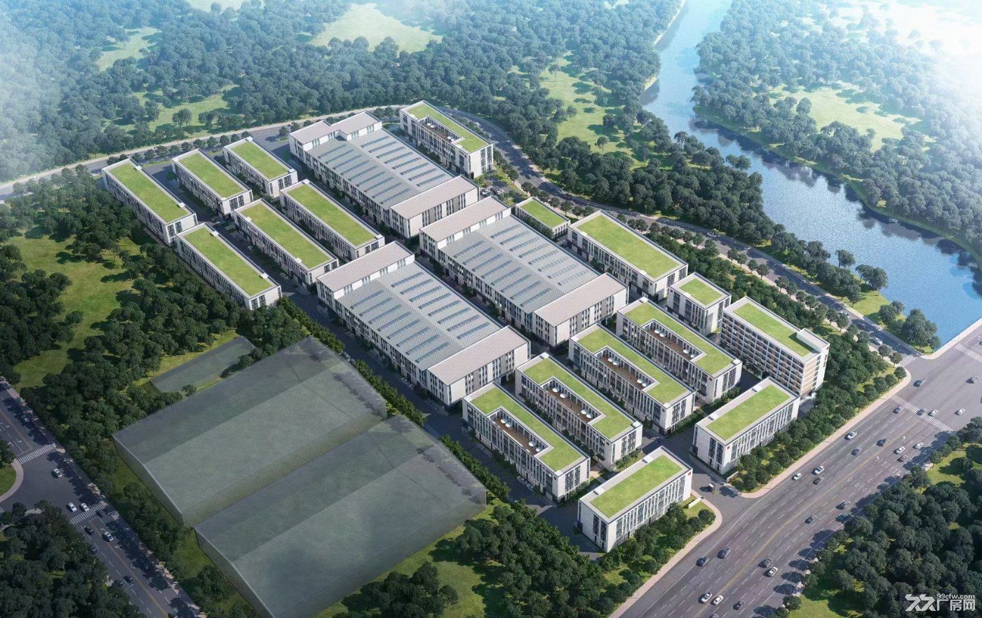 芜湖周边马鞍山市,深马慈湖高新科技产业园,全新标准厂房 - 4