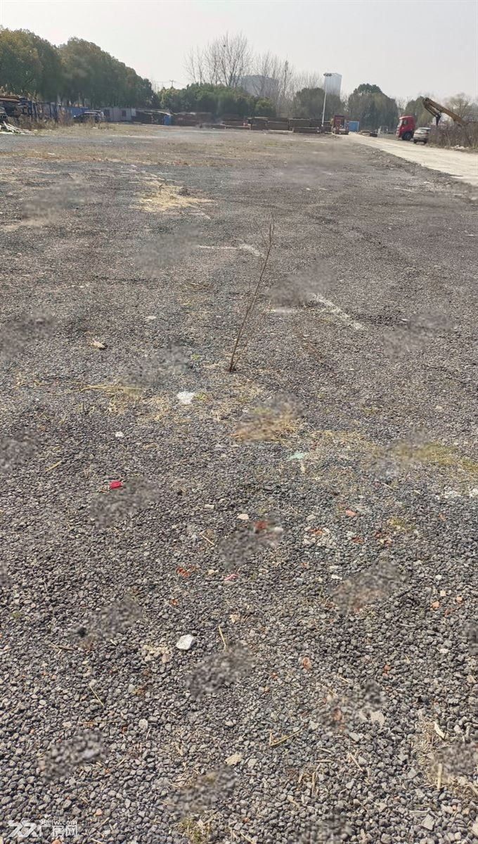 黄渡曹安公路水泥场地8亩石子场地5亩可分租,停车堆放,理石板 - 2