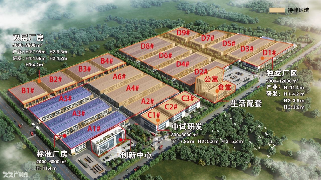 三河市经开区汽车零部件产业园厂房低价出售