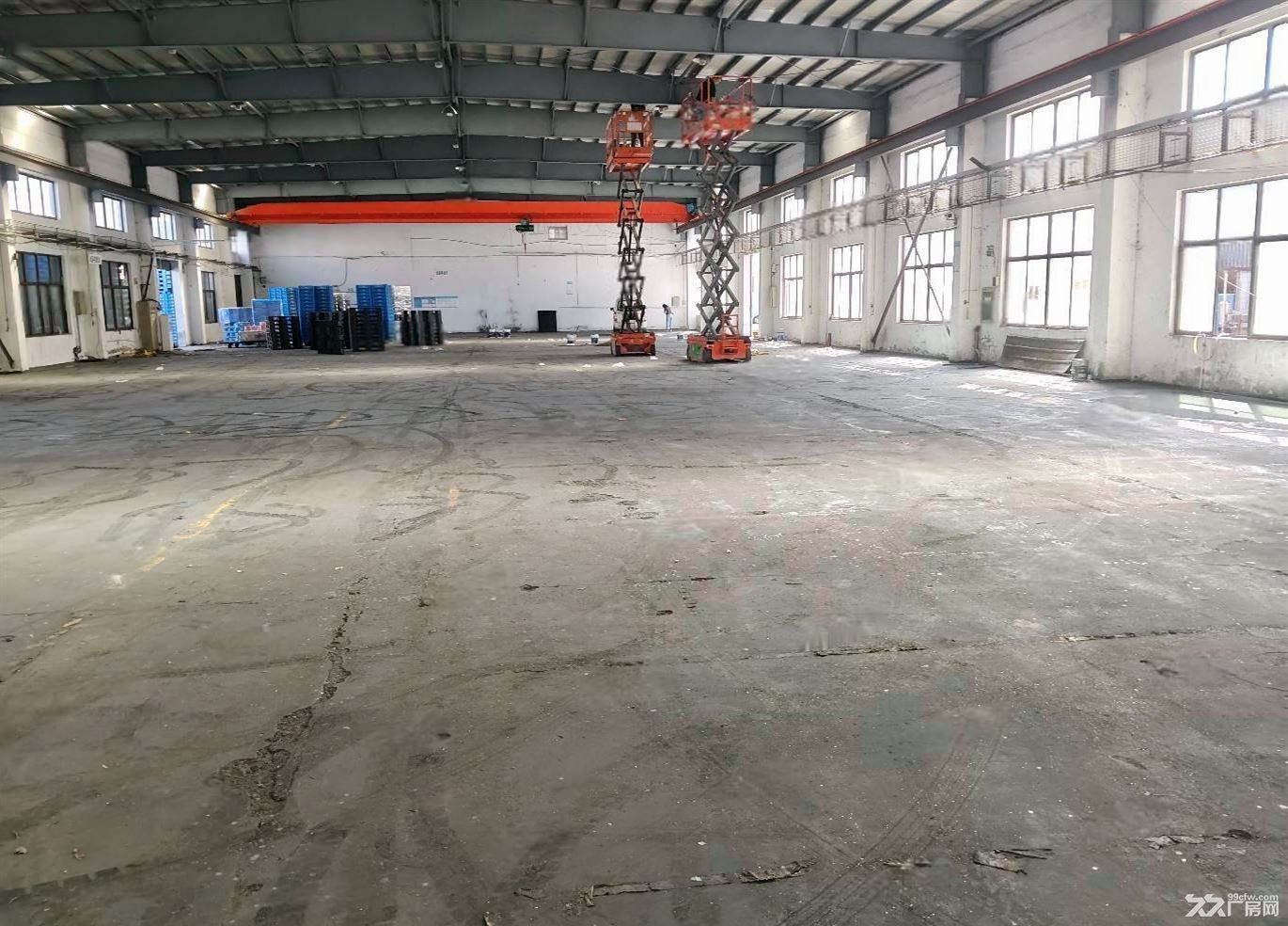 房东直租:青浦工业区独栋单层带航车厂房1100平,场地宽敞,有空地 - 3