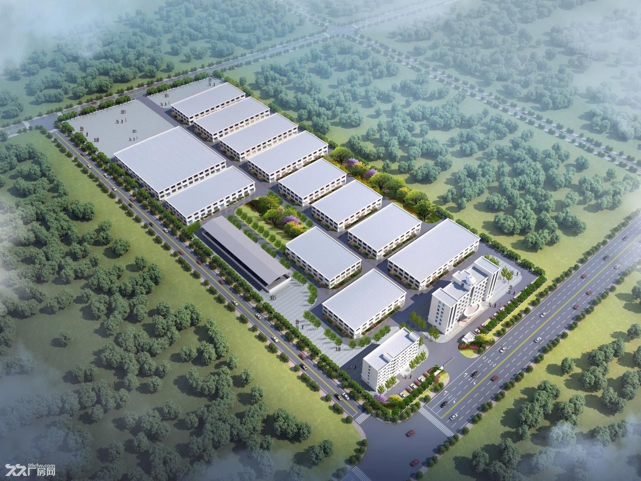 水西工业园区2500平米独栋厂房出租 门口带1000平空地 - 2