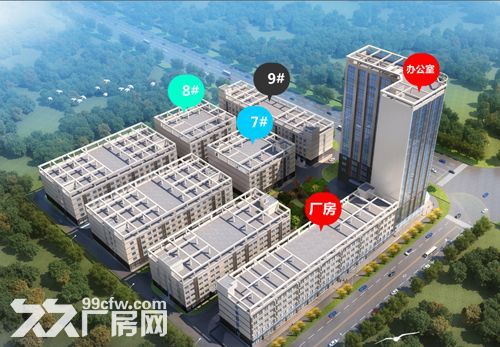 高新区2500平标准厂房出售可分割,50年产权6米层高有一楼