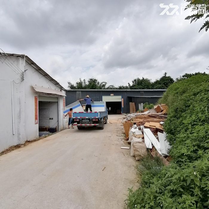 黄埔家具工业园独院单一层钢构厂房，1100平，滴水7米，货车可进 - 2