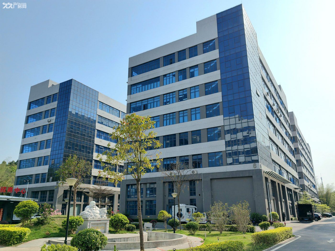 1500㎡/层现楼租价发售,有污水处理池,丙级消防喷淋,道路60米宽 - 4