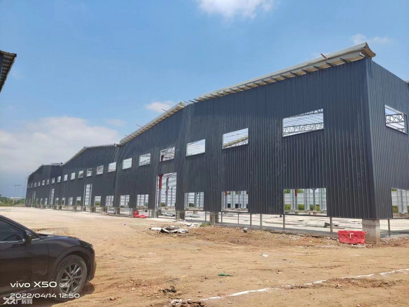 惠州博罗园洲新建重型钢结构厂房出租  2栋滴水12.5米带牛角 - 3