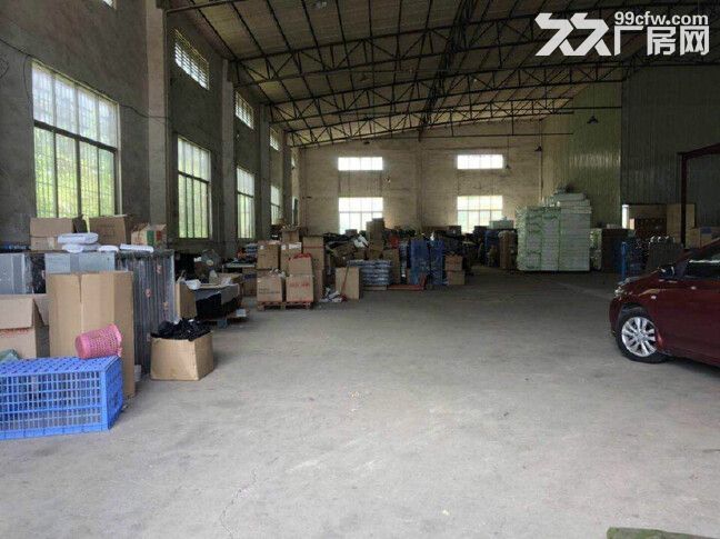 花都新华单一层独院厂房1280平,主干道边,原房东,可签10年 - 2