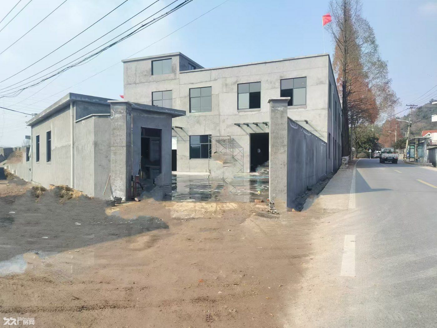 萧山区进化1400方新建独院厂房、仓库出租（租金优惠