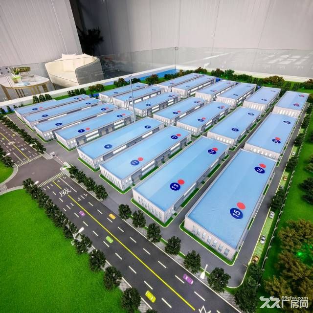 兴化全新钢结构园区厂房准现房1200至3400平可分割产权 - 7