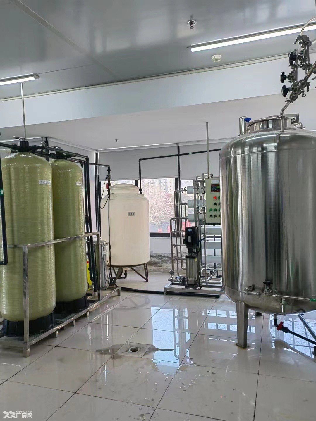 杭州厂房出租,10万级GMP车间,有环评有污水池,有孵化器租金补贴1元/