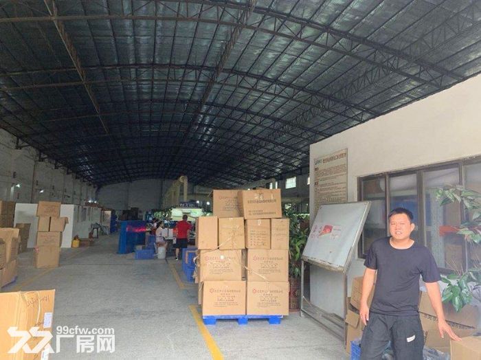 南海狮山官窑刘边工业区,一楼钢混厂房1100平,空地300平,拖车可进 - 2