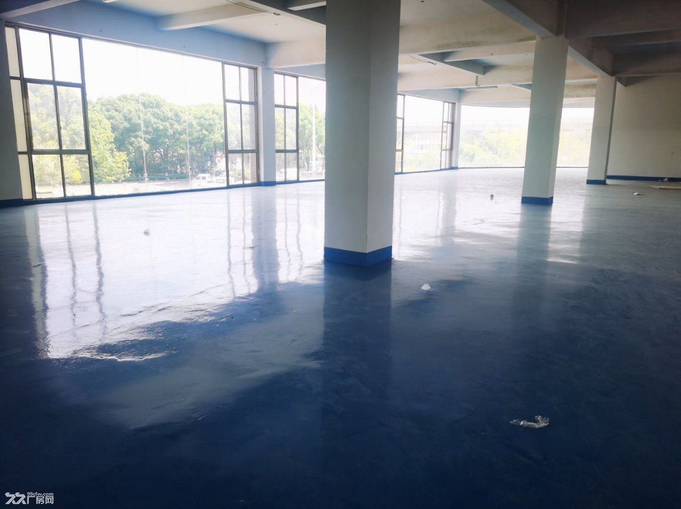 奉城镇南奉公路边精装修环氧地坪厂房仓库出租可分租 - 4