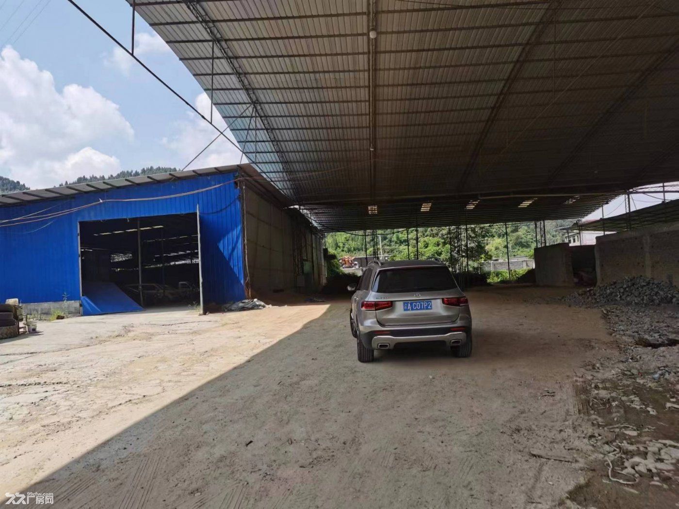 6到7块每平米出租涪陵区鹅颈关村7队主公路旁厂房仓库场地 - 4