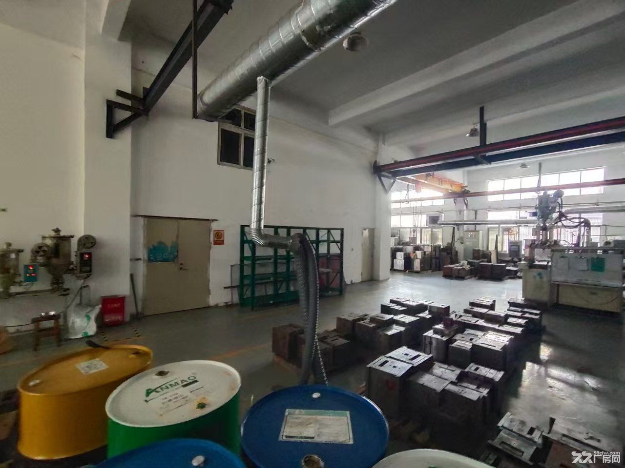 光明区公明北环路边,原房东一楼厂房1100平,800平,高度6米,现成行车 - 4