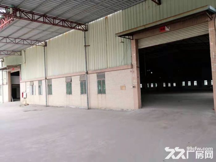 增城石滩,3500平独院单一层钢构厂房出租,空地大,可办环评,临近石竭 - 4
