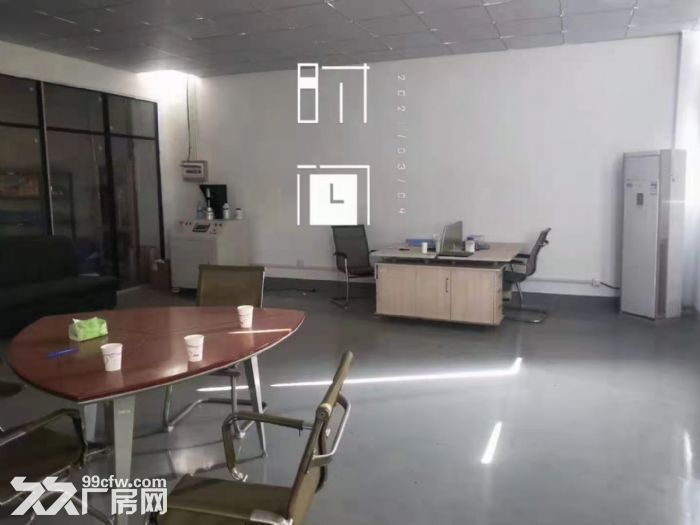 湖东一楼1000平标准厂房 精装办公室  拎包入住