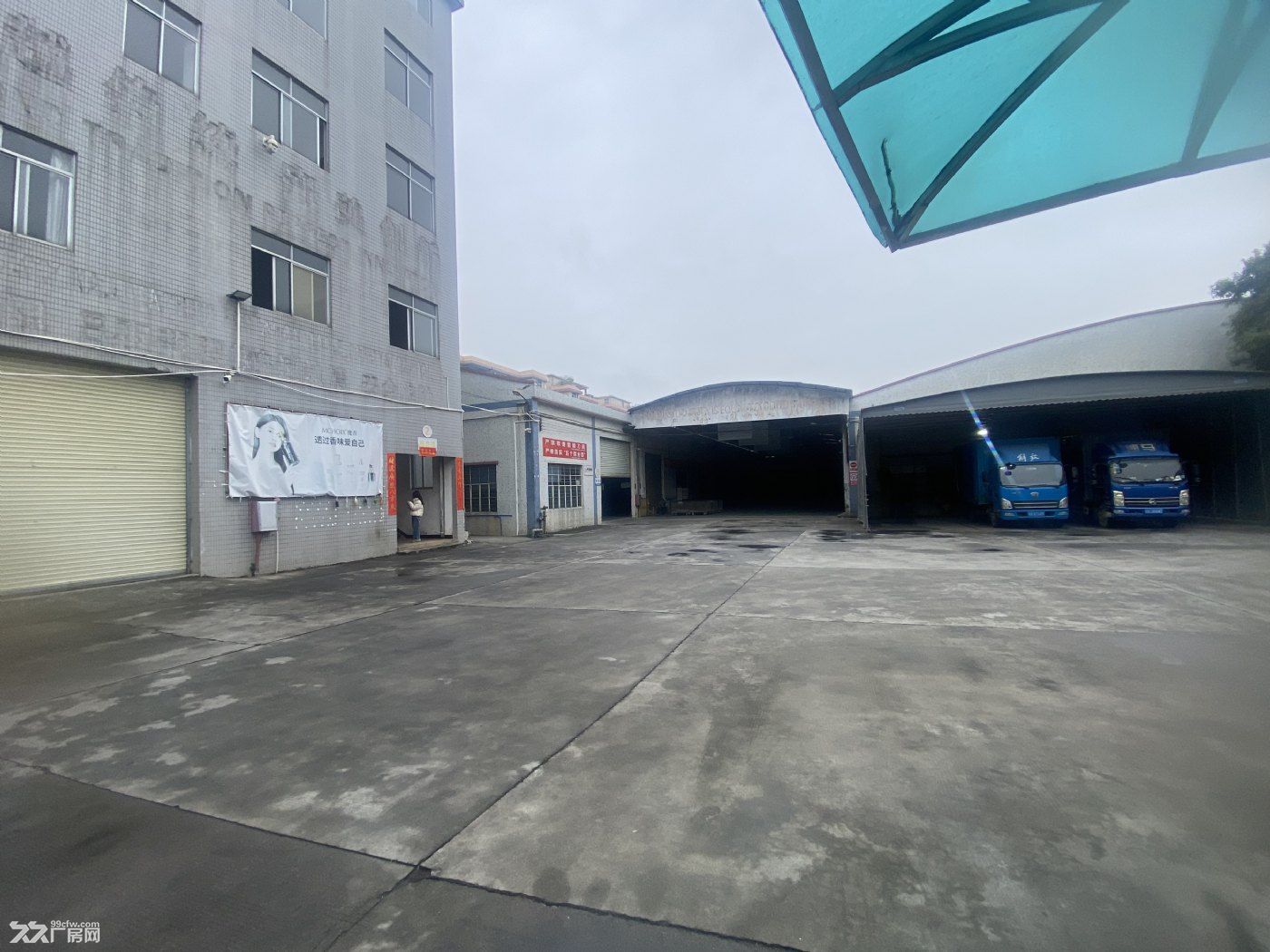 花都区镜湖工业区2000方单一层厂房出租