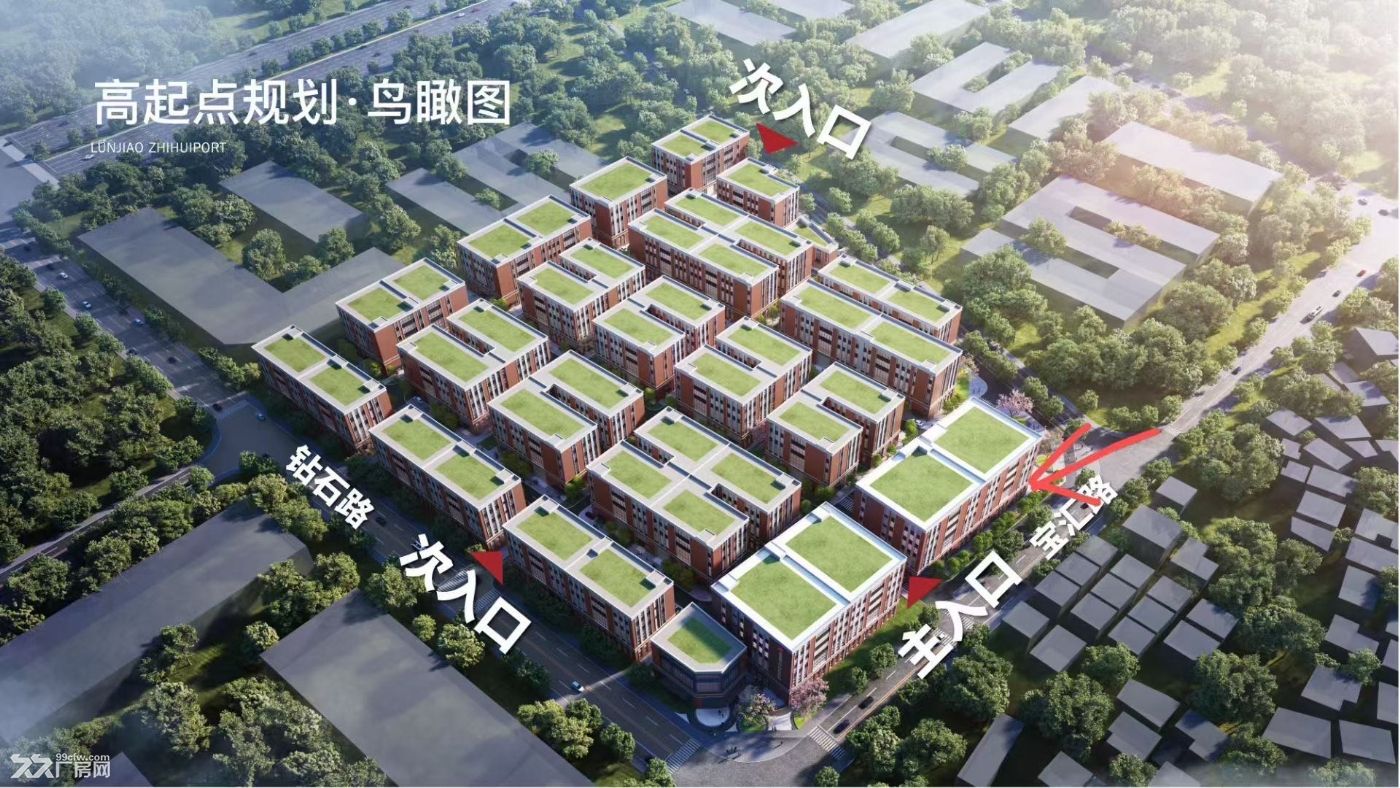 伦教高速旁4层高别墅级小独栋厂房 - 3