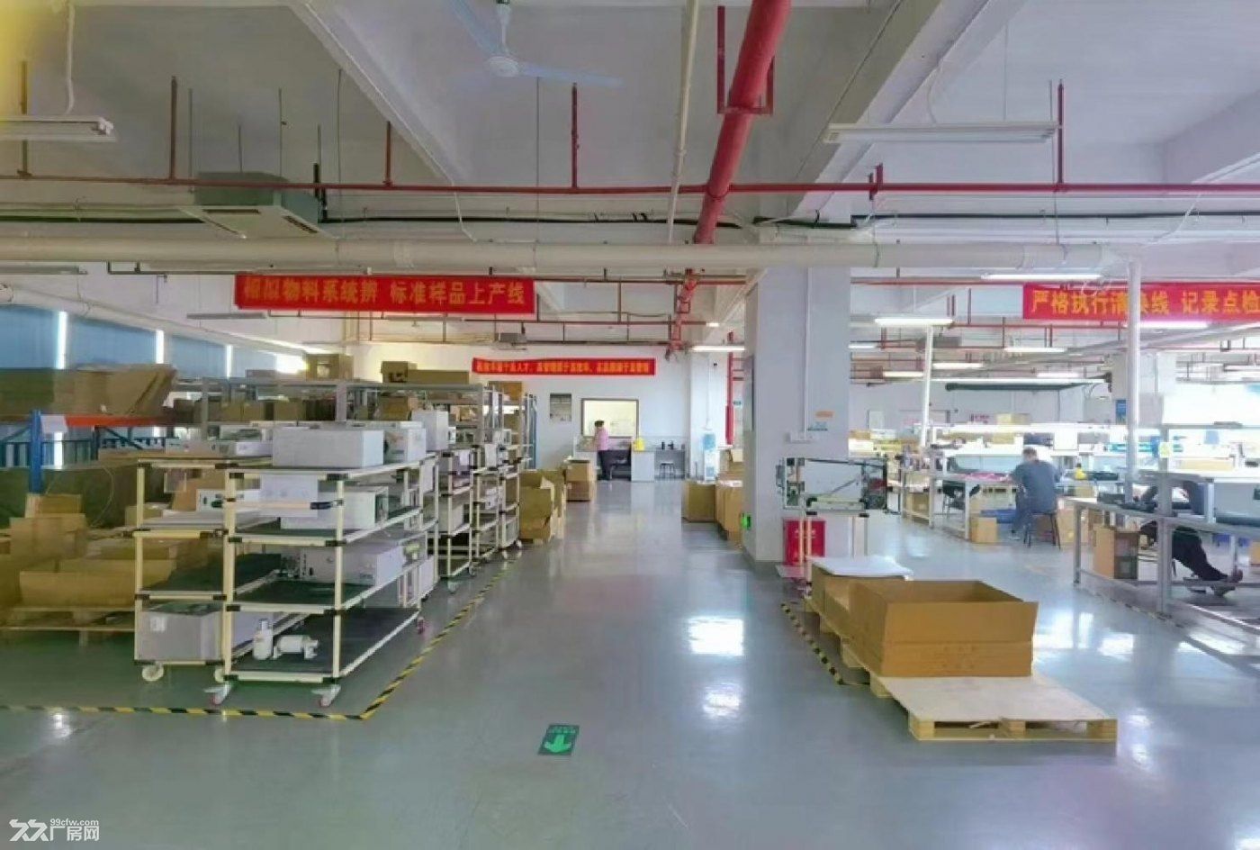 深圳沙井新桥楼上一整层2500平带豪华装修不需要转让费出租 - 2
