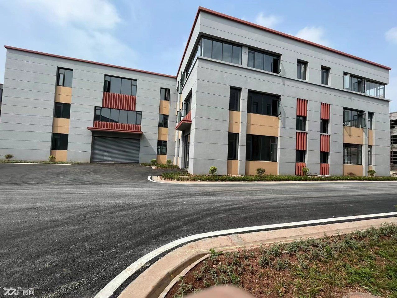 中金快速路全新单层钢构产业园区招商,50年产权