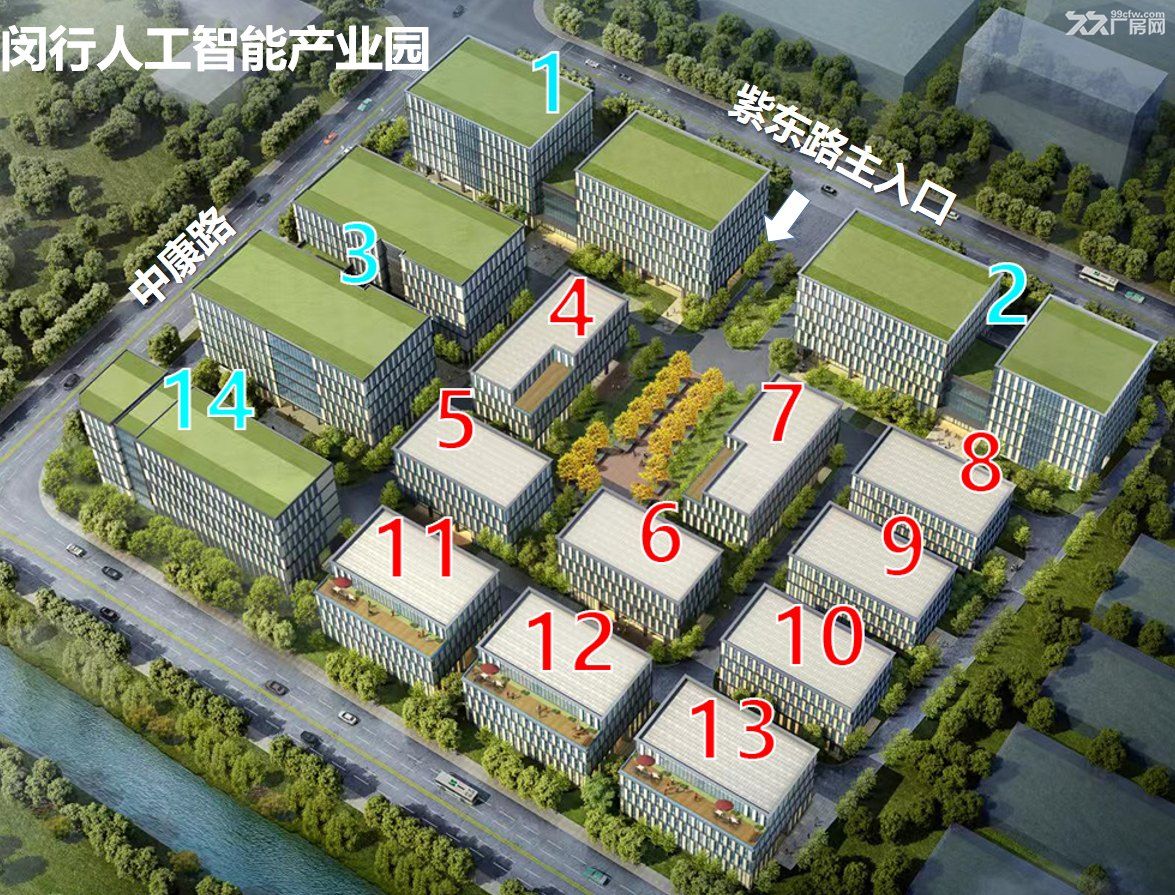 闵行马桥 全新104地块产业园区 50年产权可租可售 - 4