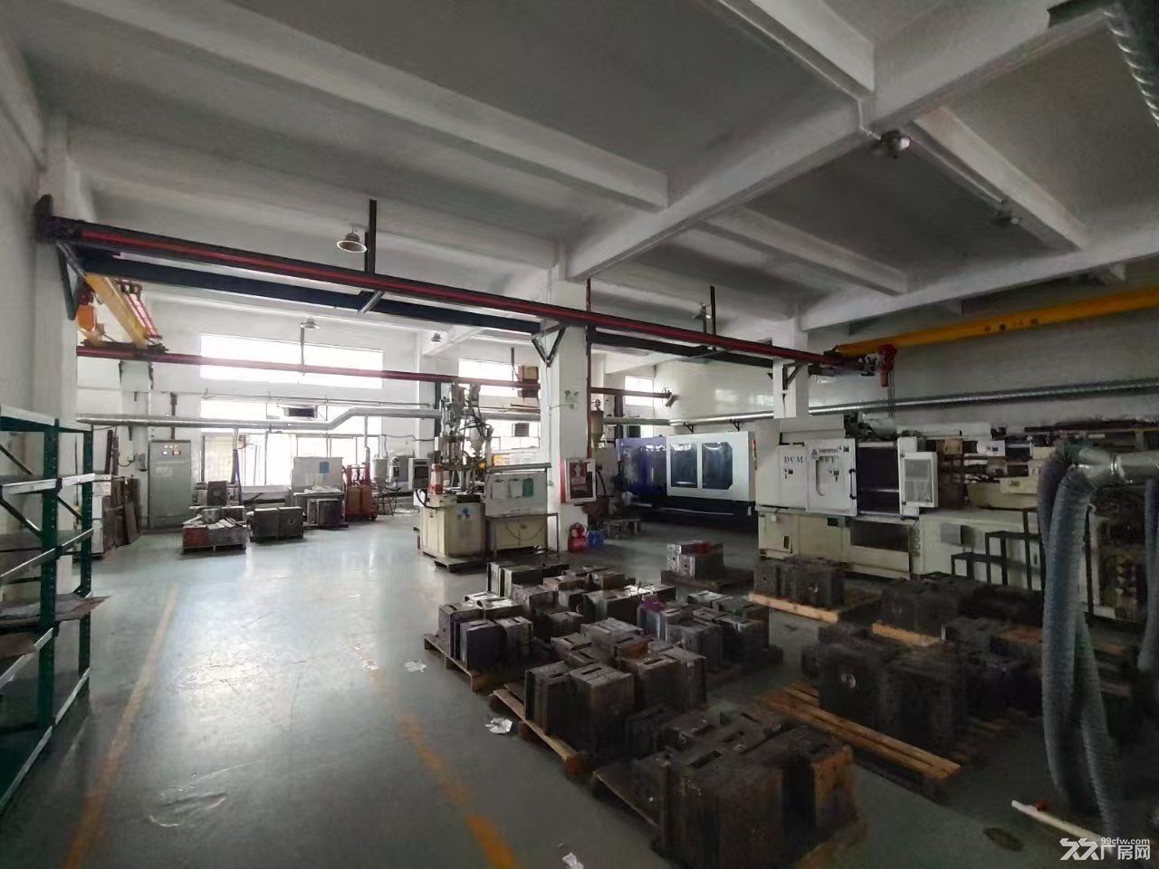光明区公明北环路边,原房东一楼厂房1100平,800平,高度6米,现成行车 - 3
