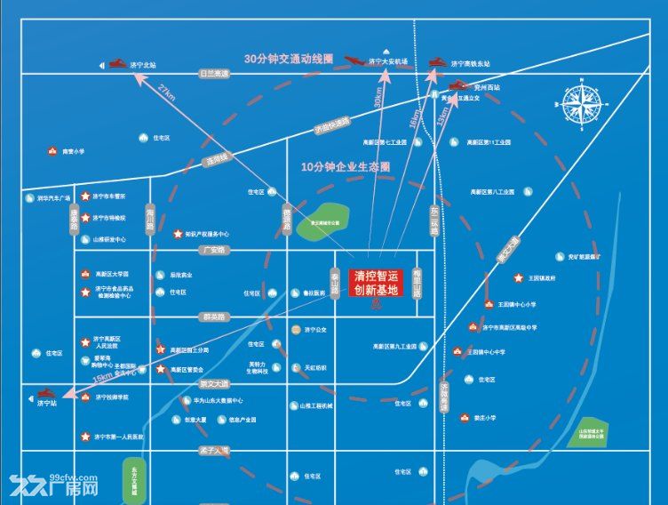 钢结构 高新区 大产权 低首付 可贷款 可环评 高层高 大跨距 工业地 标准厂房