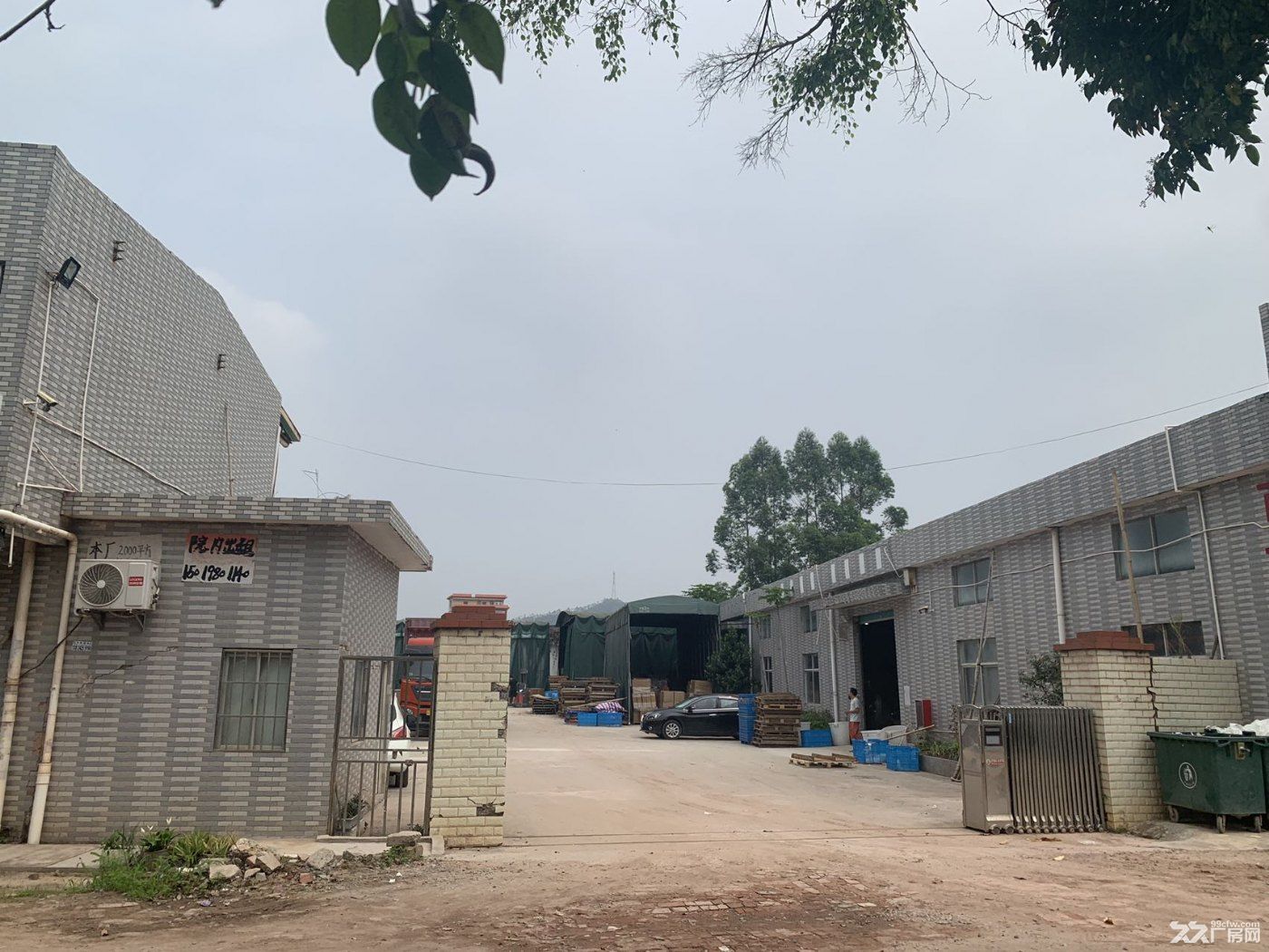 惠州仲恺4300独院单一单钢构厂房出租