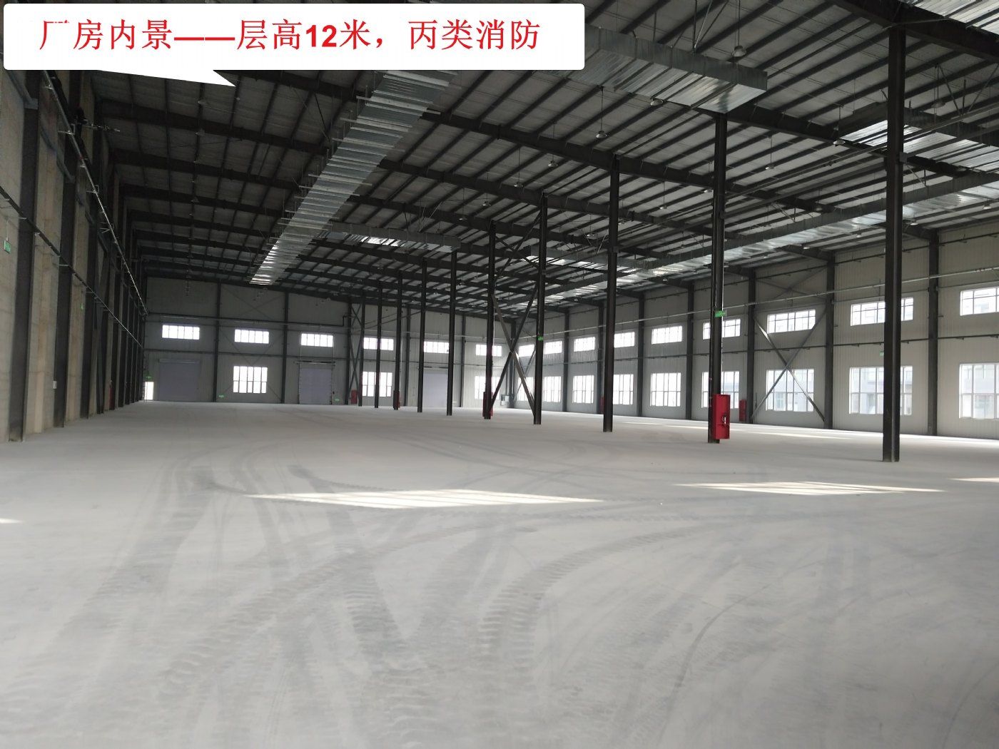 【12米高单层厂房出租】国有工业用地,丙二消防,手续全 - 3
