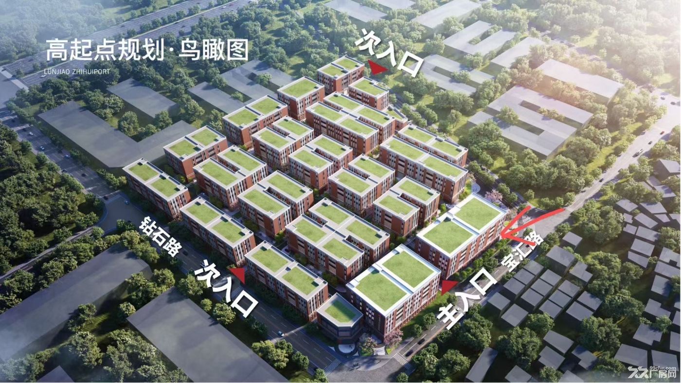 伦教高速旁4层高的小独栋别墅式厂房企业形象佳 - 2