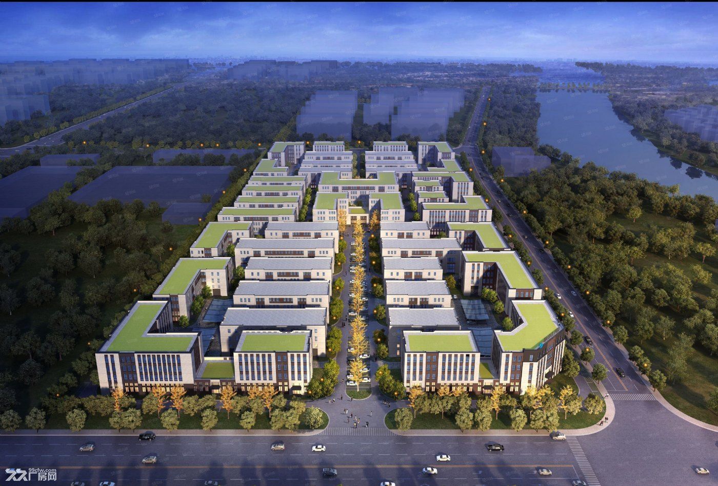 联东U谷全新厂房办公楼出售,紧邻高速地铁出口,位于经开核心区域