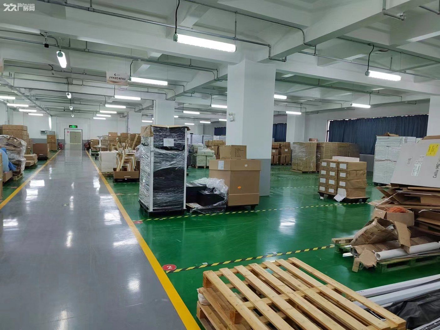 惠城区水口高性价比2000平方，尾盘招租，全新地坪​‌‌漆